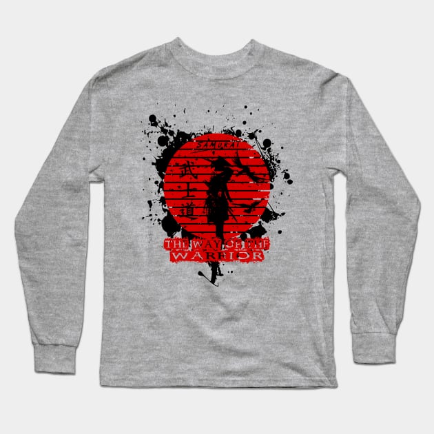 Way of the Warrior Long Sleeve T-Shirt by Lifeline/BoneheadZ Apparel